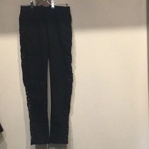 Embroidery lace sides